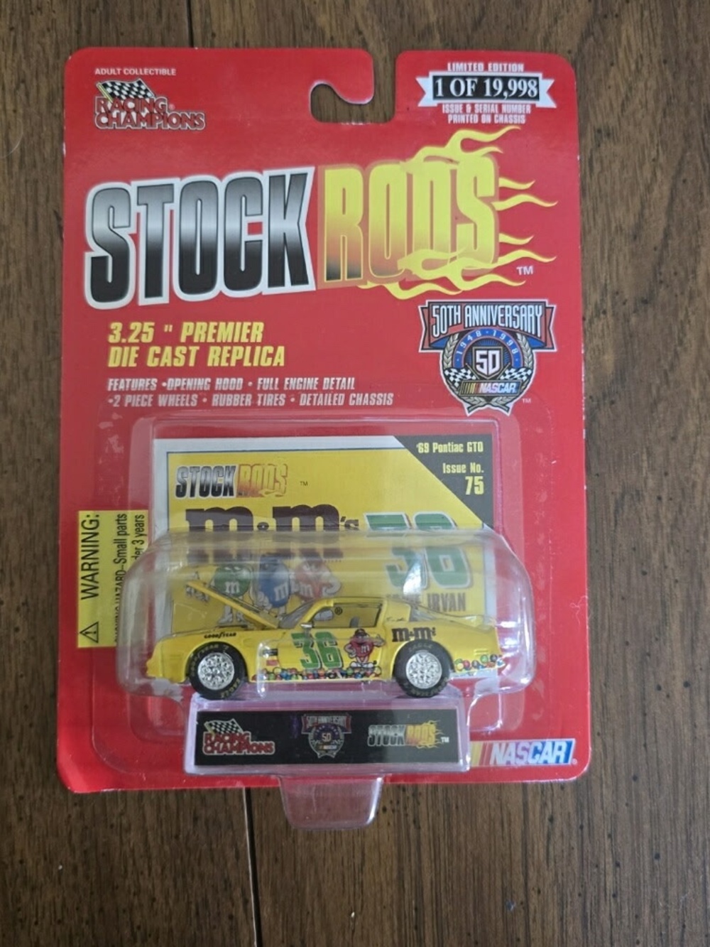 Racing Champions Stock Rods M&M’s #36 Diecast Car (Limited Edition)